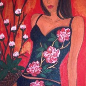 Peinture d'Eliora Bousquet intitulée : Carmen