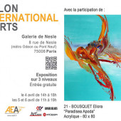 Carton d'invitation à une exposition de peinture avec Eliora Bousquet 10
