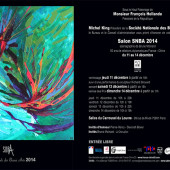 Carton d'invitation à une exposition de peinture avec Eliora Bousquet 15