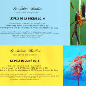 Carton d'invitation à une exposition de peinture avec Eliora Bousquet 62
