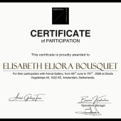Certificat amsterdam 2026 eliora bousquet