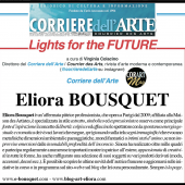 Corriere dell arte lights 4 the future - eliora bousquet bio