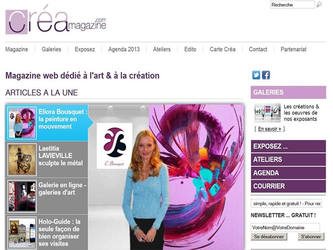 Créa Mag 09-2013 Eliora Bousquet