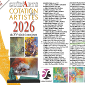 Dictionnaire Guid'arts des artistes cot&eacute;s 2026 dont Eliora Bousquet