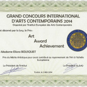 Prix du Mérite Artistique - Institut Européen des Arts Contemporains 2014 - Eliora Bousquet