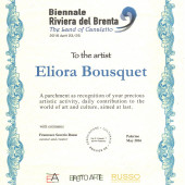 Recognition Award - Biennale Riviera del Brenta 2016 - Eliora Bousquet