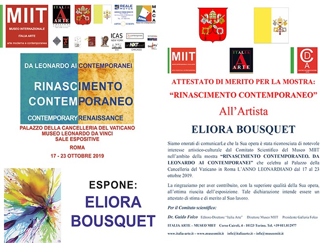 diplome eliora bousquet Rinascimento contemporaneo