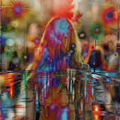 &laquo; Lumi&egrave;res artificielles &raquo; - Double exposition (c) Eliora Bousquet d'apr&egrave;s photos libres de droits pothos et pngtree (59)