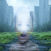 &laquo; Demain l&rsquo;Amazonie&rsquo; - Double exposition (c) Eliora Bousquet d'apr&egrave;s photos libres de droits pothos et pngtree (92)