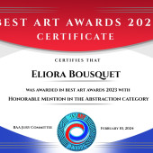 Eliora Bousquet  - Honorable Mention Abstraction - Best Art Awards 2023