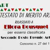 2° Prix artistique - Il Paesaggio nell'Arte 2013 - Eliora Bousquet