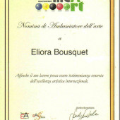 Prix Ambasciatore dell’Arte - MeArt 2017 - Eliora Bousquet
