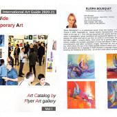 Catalogue d'une exposition de peinture à laquelle à participé Eliora Bousquet 50