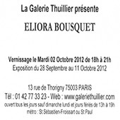 Affiche d'une exposition de peinture à laquelle à participé Eliora Bousquet 33
