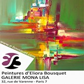 Affiche d'une exposition de peinture à laquelle à participé Eliora Bousquet 36