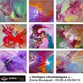 Affiche d'une exposition de peinture à laquelle à participé Eliora Bousquet 37