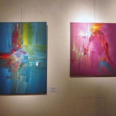 Photo d'une exposition de peinture d'Eliora Bousquet 35