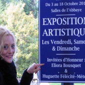 Photo d'une exposition de peinture d'Eliora Bousquet 180