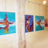 Photo d'une exposition de peinture d'Eliora Bousquet 36