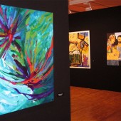 Photo d'une exposition de peinture d'Eliora Bousquet 67