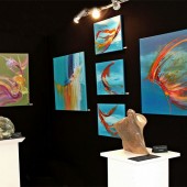 Photo d'une exposition de peinture d'Eliora Bousquet 21