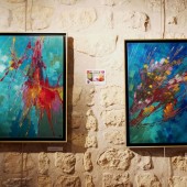 Photo d'une exposition de peinture d'Eliora Bousquet 57