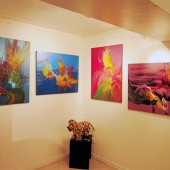 Photo d'une exposition de peinture d'Eliora Bousquet 28