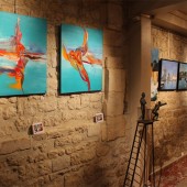 Photo d'une exposition de peinture d'Eliora Bousquet 59