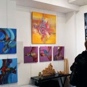 Photo d'une exposition de peinture d'Eliora Bousquet 61