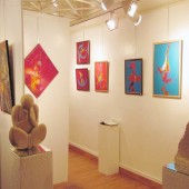 Photo d'une exposition de peinture d'Eliora Bousquet 33