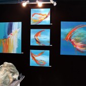 Photo d'une exposition de peinture d'Eliora Bousquet 14