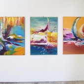 Photo d'une exposition de peinture d'Eliora Bousquet 5