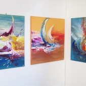 Photo d'une exposition de peinture d'Eliora Bousquet 7