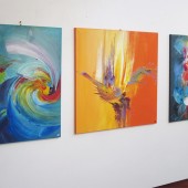 Photo d'une exposition de peinture d'Eliora Bousquet 9