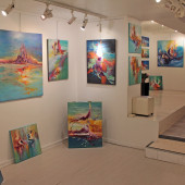 Photo d'une exposition de peinture d'Eliora Bousquet 198