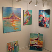 Photo d'une exposition de peinture d'Eliora Bousquet 203