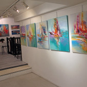 Photo d'une exposition de peinture d'Eliora Bousquet 204