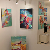 Photo d'une exposition de peinture d'Eliora Bousquet 201