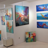 Photo d'une exposition de peinture d'Eliora Bousquet 206