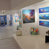 Photo d'une exposition de peinture d'Eliora Bousquet 219