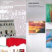Catalogue d'une exposition de peinture à laquelle à participé Eliora Bousquet 29