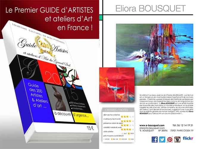 Guide des Artistes 2015 Eliora Bousquet