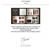 Himmelblau Art Compass 2022 - Certificat Eliora Bousquet
