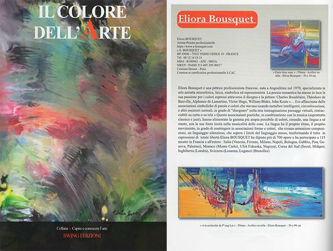 Il colore d'Arte 1816- 2017 Eliora Bousquet