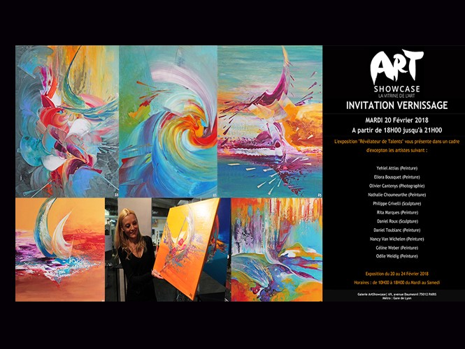 invitation artshowcase eliora bousquet 02-18-2