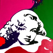 Portrait pop art de Marilyn Monroe 1 par Eliora Bousquet