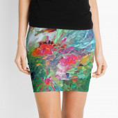 Mini-jupe pour femme inspirée d'un tableau d'Eliora Bousquet - 121