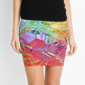 Mini-jupe pour femme inspirée d'un tableau d'Eliora Bousquet - 123