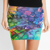 Mini-jupe pour femme inspirée d'un tableau d'Eliora Bousquet - 139