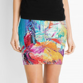 Mini-jupe pour femme inspirée d'un tableau d'Eliora Bousquet - 14